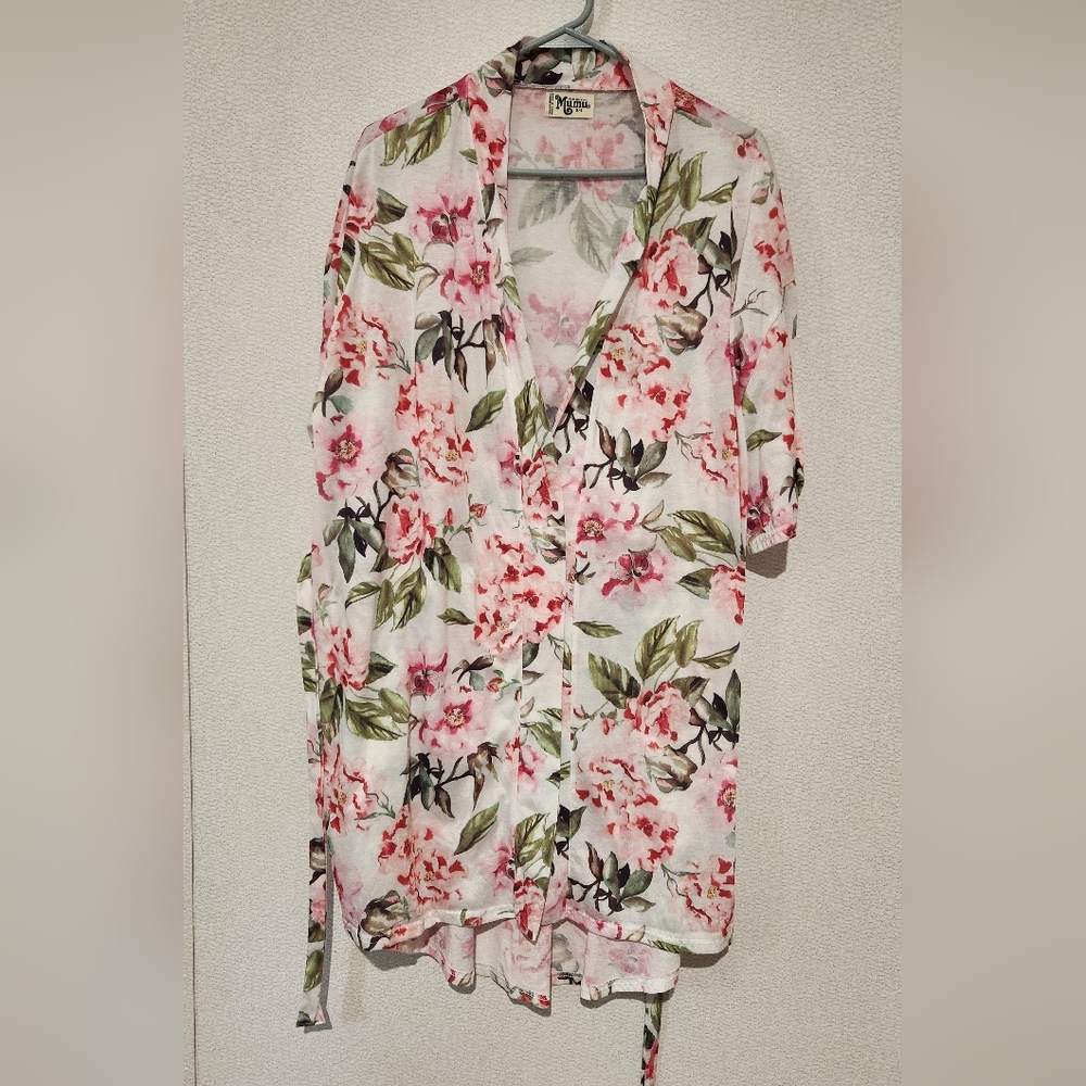Show Me Your Mumu Floral Garden Of Blooms Brie Robe One Size